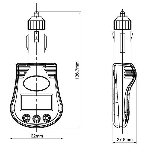 Tonny 12V Cigarette Lighter Car Battery and Charging System Tester