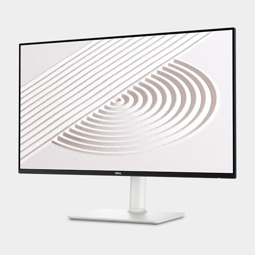 Dell S2425HS Monitor - 23.8 Inch, FHD (1920x1080) Display, 100Hz Refresh Rate 1500:1 Contrast Ratio, TÜV Rheinland Eye Comfort 4 Star, Integrated 2x5W Speaker, Height/Tilt/Swivel/Pivot - Ash White