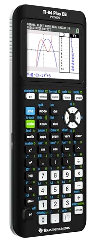 Texas Instruments TI-84 Plus CE Color Graphing Calculator, Black