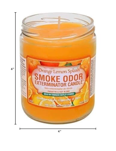 Smoke Odor Exterminator Candle Orange Lemon Splash 13 oz