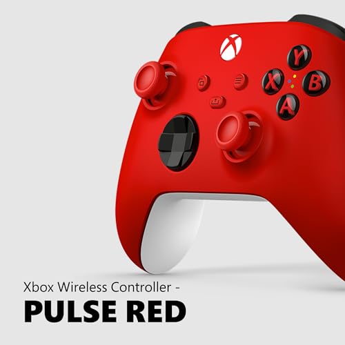 Xbox Wireless Gaming Controller (2025) – Pulse Red – Play on Xbox, Windows, Android, iOS, FireTV Sticks, Smart TVs, VR Headsets