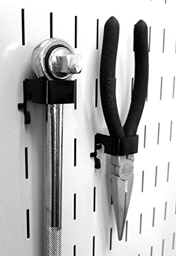 Wall Control KT-400-WRK B Slotted Tool Board Workstation Accessory Kit for Wall Control Pegboard Only, Black