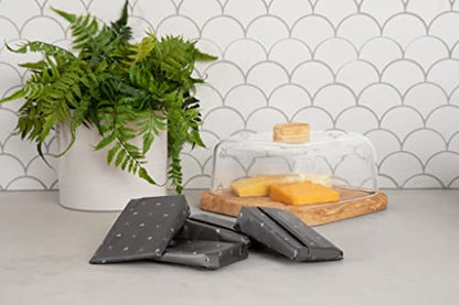 Formaticum 10-Pack Reusable Cheese Storage Sheets | Size 9" x 14" | Professional-Grade Cheese Strorage | Store Cheese, Sandwiches, and Charcuterie | Kitchen Organization | Manufactured in Germany