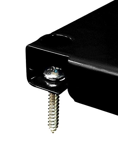 Wall Control Pegboard Organizer 4 ft. Metal Pegboard Standard Tool Storage Kit with Black Toolboard and Black Accessories