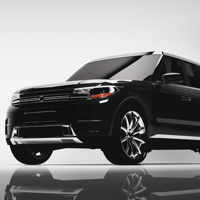 RockRose 1% Premium Carbon Car Window Tint 12 in x 100FT 2PLY Charcoal Privacy Film Heat, UV, and IRR Block Tint for Cars or Home Adhesive Film Easy Shrink, Plotter Friendly Pro Grade