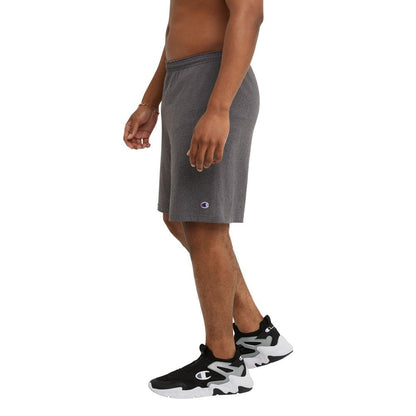 Champion mens 9" Everyday Cotton With Pockets novelty shorts, Granite Heather-407q888, X-Large US