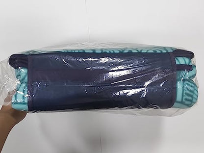 ZOMAKE Picnic Blanket Waterproof Sandproof Large Foldable Blankets,79"x79" Concert, Beach, Yard, Outdoor Grass Mat(Peacock Blue)