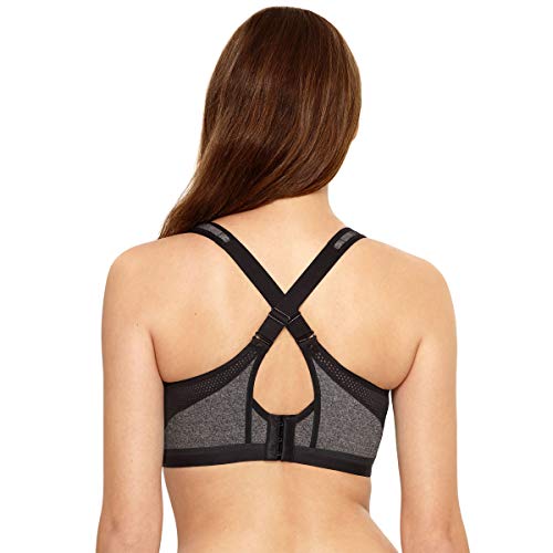 Wacoal Women's Sport Convertible Underwire Bra, Grey Heather, 38D