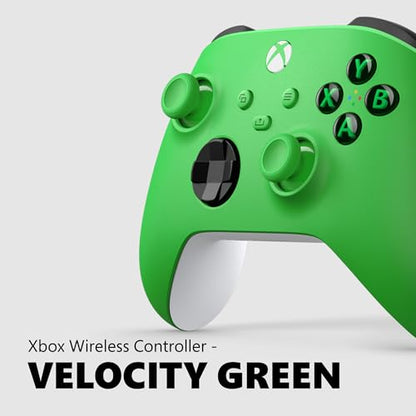 Xbox Wireless Gaming Controller (2025) – Velocity Green – Play on, Windows, Android, iOS, FireTV Sticks, Smart TVs, VR Headsets