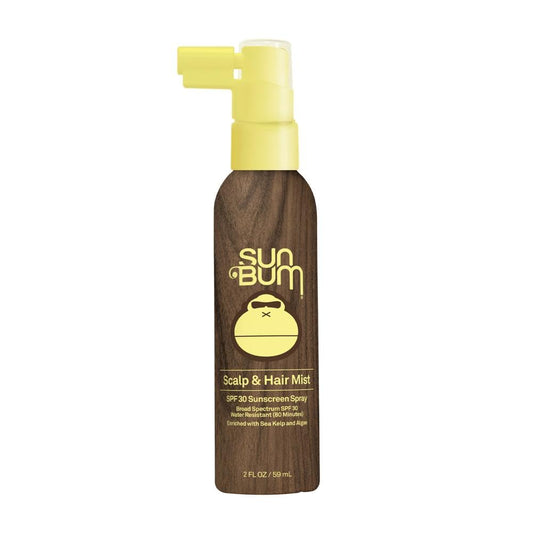 Sun Bum Original SPF 30 Sunscreen Scalp and Hair Mist - Hawaii Act 104 Compliant (Octinoxate & Oxybenzone) - Vegan - Broad Spectrum UVA/UVB Sunscreen Spray with Vitamin E - 2 oz