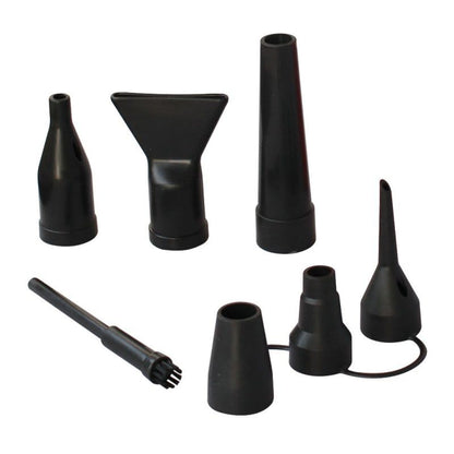 XPOWER A-2 Airrow Pro Electric Air Duster for Dusting, Drying, Inflating, Car Detailing, Computer, Leaf Blowing, 90 CFM, 7 Nozzles+2 Brushes, High Performance Motor, Eco-Friendly, Jet Black