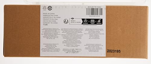 Amazon Basics Portable Security Case Lock Box Safe, Small Lock Box with Code, for College Dorm Room, Home, Combination Lock, XL, Black