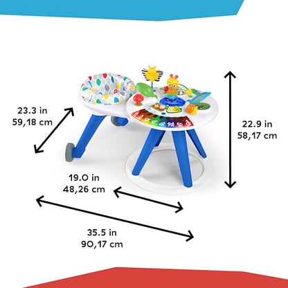 Baby Einstein Around We Grow 4-in-1 Walker, Discovery Activity Center and Table, Age 6 Months and up