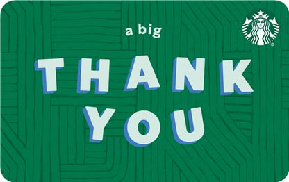 Starbucks Fall Thank You eGift Card