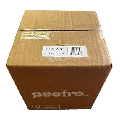 Chalk Paint for Furniture 25 fl.Oz. (750ml) + Special Chalk Paint Brush - Furniture Paint no Sanding or Priming - Chalk Finish Wood Paint - DIY Projects Home Decor & Improvement (ANTIQUE WHITE)