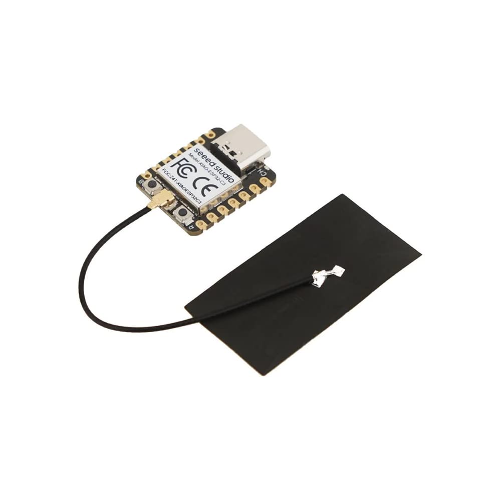 Seeed Studio XIAO ESP32C3 - Tiny MCU Board with Wi-Fi and BLE for IoT Controlling Scenarios. Microcontroller with Battery Charge, Power Efficient, and Rich Interface for Tiny Machine Learning. …