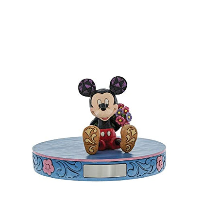 Disney Traditions by Jim Shore Mini Mickey Mouse Personality Pose Stone Resin Figurine, 2.75”