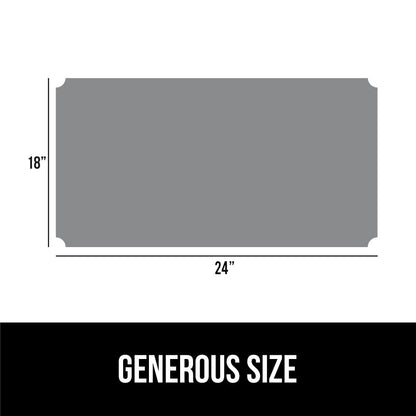 GORILLA GRIP ShelfGuard Wire Shelf Liner Compatible with Amazon Basics Shelving Unit, Set of 5 Waterproof Liners for Organizing Metal Rack Shelves, Kitchen Cabinets, Cupboard, Pantry, 18x24 Charcoal