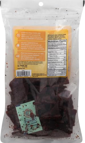 Tillamook Country Smoker Real Hardwood Smoked Beef Jerky, Honey Glazed, 10 Ounce