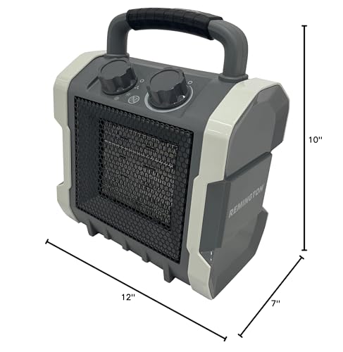Remington 1500W Heavy-Duty Electric Heater Portable Electric Heater for Garage, Workshop, or Jobsite (REM-222A-120)