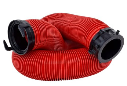Valterra D04-0113 EZ Coupler 10' RV Extension Hose, Red
