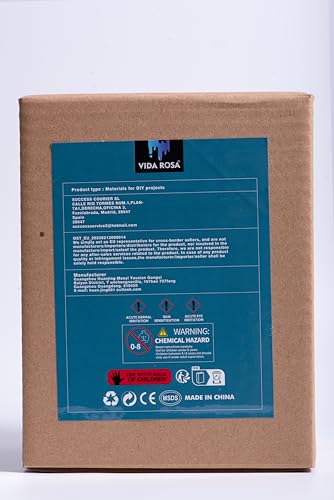 VidaRosa Quick Cure UV Resin Kit with Light - High Gloss, Transparent Casting and Doming for DIY Jewelry, Coatings, and Crafts