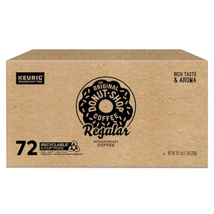 The Original Donut Shop Regular Keurig Single-Serve K-Cup Pods, Medium Roast Coffee, 72 Count