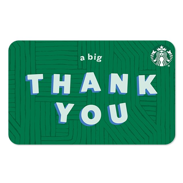Starbucks Fall Thank You eGift Card