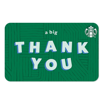 Starbucks Fall Thank You eGift Card