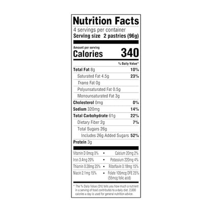 Amazon Grocery, Frosted Toaster Pastries, Fudge, 13.5 ounce, 8 Ct (Previously Amazon Fresh, Packaging May Vary)