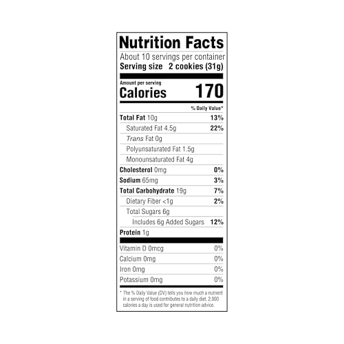 Amazon Grocery, Pecan Shortbread Cookies, 11.3 Oz (Previously Happy Belly, Packaging May Vary)