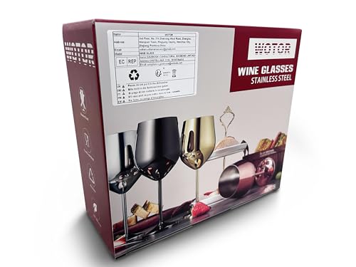 WOTOR Stainless Steel Wine Glasses Set of 4, 18oz Unbreakable Metal Wine Glass, Fancy, Unique Wine Goblets for Outdoor, Travel, Camping and Pool, Ideal Gift for Wine Lovers (Silver)