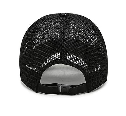 FASHIXD Summer Mesh Baseball Cap for Men Women Trucker Hat Outdoor Sports Running hat (1-Dark Gray)