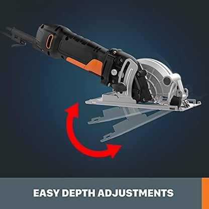 Worx WX439L 4.5 Amp WORXSAW 4.5" Electric Compact Circular Saw