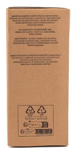 Utopia Home - Plastic Hangers 50 Pack - Space Saving Clothes Hanger - Durable and Strong Closet Organizers and Storage Makes It Ideal Apartment or Dorm Room Essentials for Girls or Guys (White)