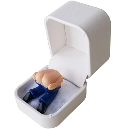 The Moon Ring®© - "It Farts When You Open it Handmade Prank Gag Gift (Ring box with farting butt, no ring) AS SEEN ON THE BACHELORETTE
