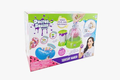 Doctor Squish Squishy Maker Station | DIY Make Your Squishies Kit | All Inclusive with Sparkles & Slime Powder | Ages 8 & Up