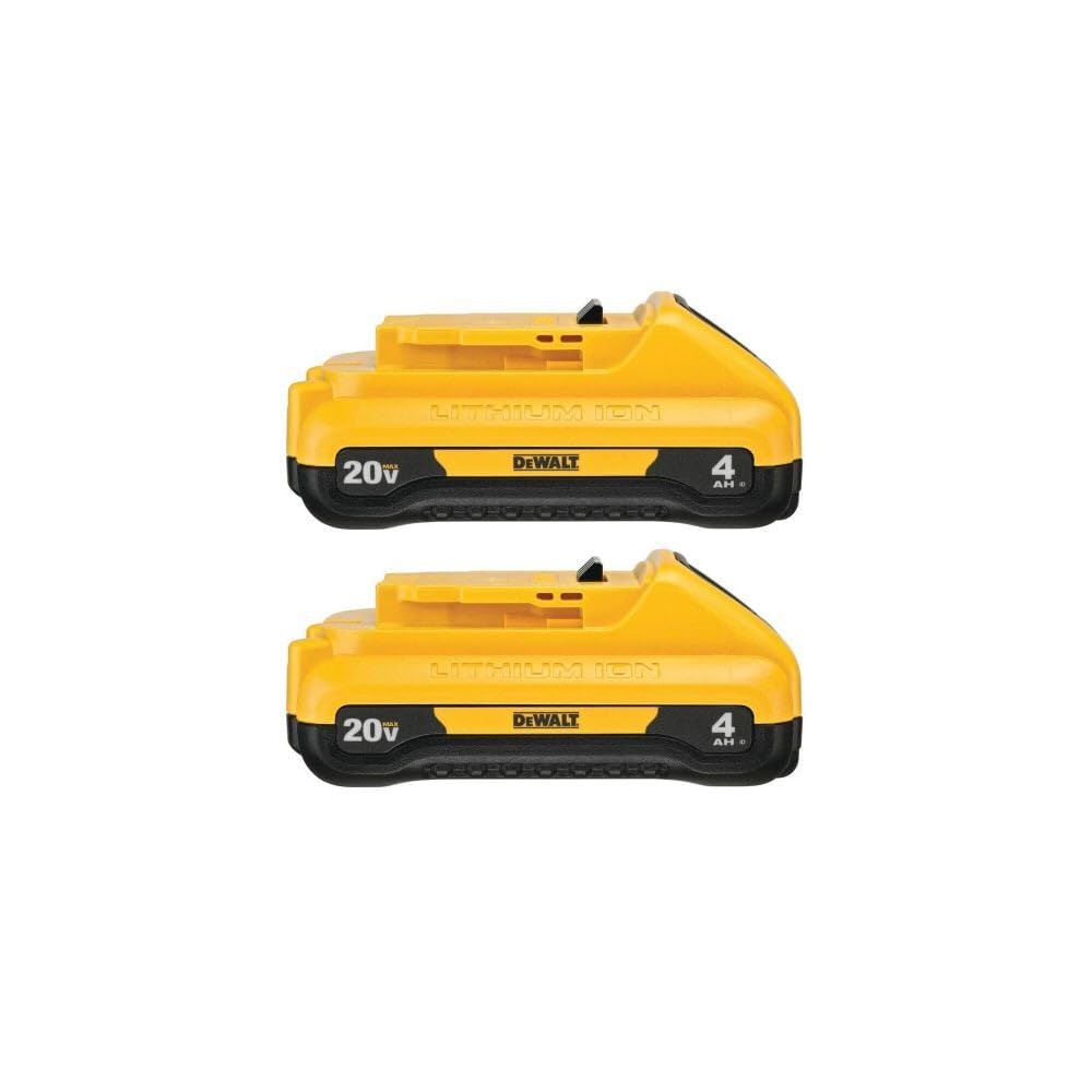 DEWALT 20V MAX 4 Ah Lithium Ion Battery 2-Pack (DCB240-2)