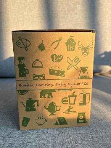 Bestargot Titanium Pot 750ml, Portable French Press | Ultralight Camping Pot for Coffee, Cooking & Survival | Compatible with Camp Stoves