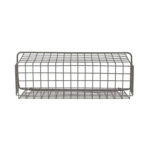 Spectrum Pegboard & Wall Mount Wire Basket Extra Large (Industrial Gray) - Storage & Organizer for Garage, Tools, Shed, Home, Work Bench, Crafts, & More