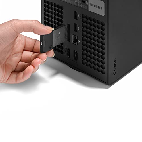 Seagate Storage Expansion Card 2TB Solid State Drive - NVMe SSD for Xbox Series X|S, Quick Resume, Plug & Play, Licensed (STJR2000400) Black