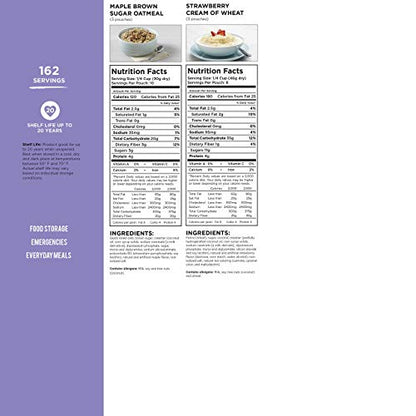 Augason Farms Breakfast Emergency Food Supply 4 Gallon Pail