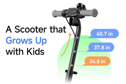 Segway Ninebot eKickScooter C2 Pro w/9.3 mi Max Operating Range & 12.4 mph Max Speed, Kids Electric Scooter Designed for Teens Ages 9+, UL-2272 Certified