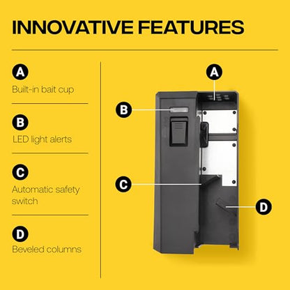 Victor Humane Mouse Traps Indoor for Home - M250BSR-3 - No Touch Electric Mouse Traps for Home, Pack of 3