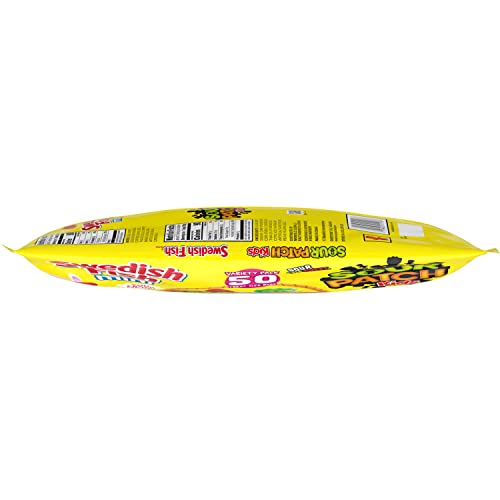 SOUR PATCH KIDS and SWEDISH FISH Mini Soft & Chewy Easter Candy Variety Pack, Bulk Candy, 50 Snack Packs