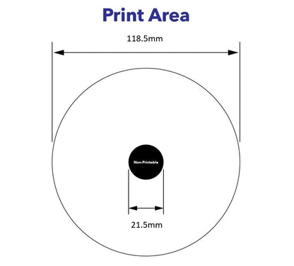 Verbatim BD-R 25GB 16X Blu-ray Recordable Media Disc DataLifePlus White Inkjet Hub Printable - 50pk Spindle - 97339