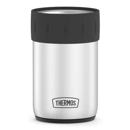 Thermos Stainless Steel Beverage Can Insulator for 12 Ounce Can, Stainless Steel
