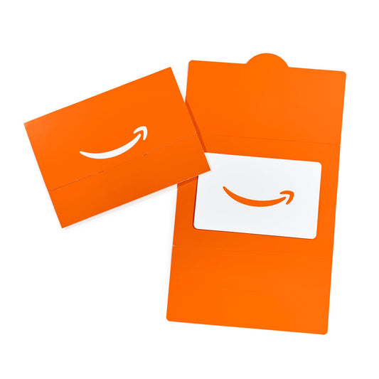 Amazon Physical Gift Card in Mini Envelope - Smile Orange | Christmas, Hanukkah, Winter