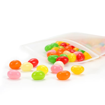 Somoga 200 PCS 1" x 1" Thick 4 Mil Small Clear Zip Poly Bags Plastic Reclosable Zip Seal Lock Bags Heavy-Duty Necklace Ring Coin Beads Jewelry Pill Zipper Bag