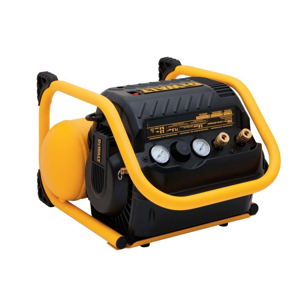DEWALT Air Compressor for Trim, 200-PSI Max, Quiet Operation (DWFP55130)
